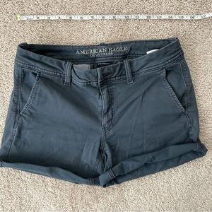 American Eagle Outfitters blue washed look shorts
